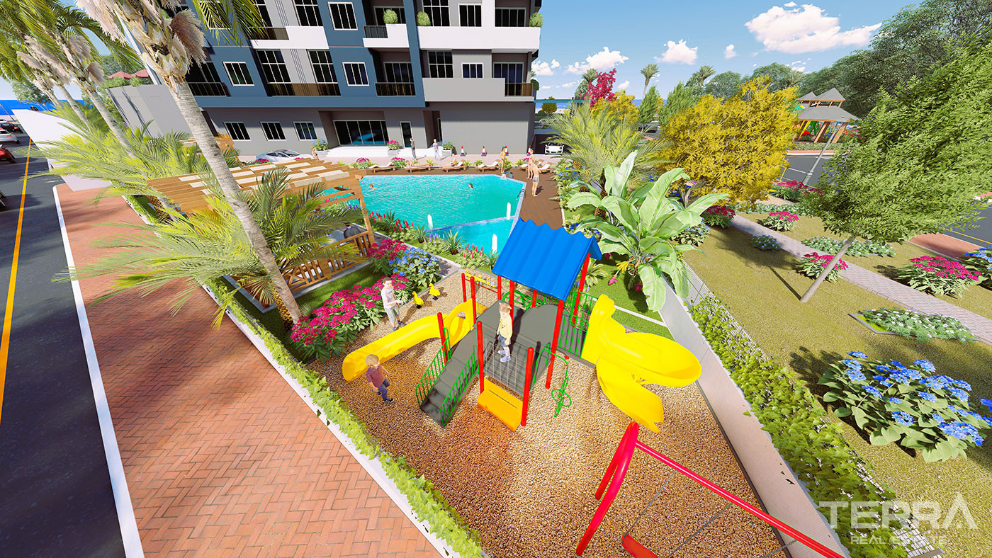 Sea View Flats with Top Class Materials in Mersin, Mezitli - 76271