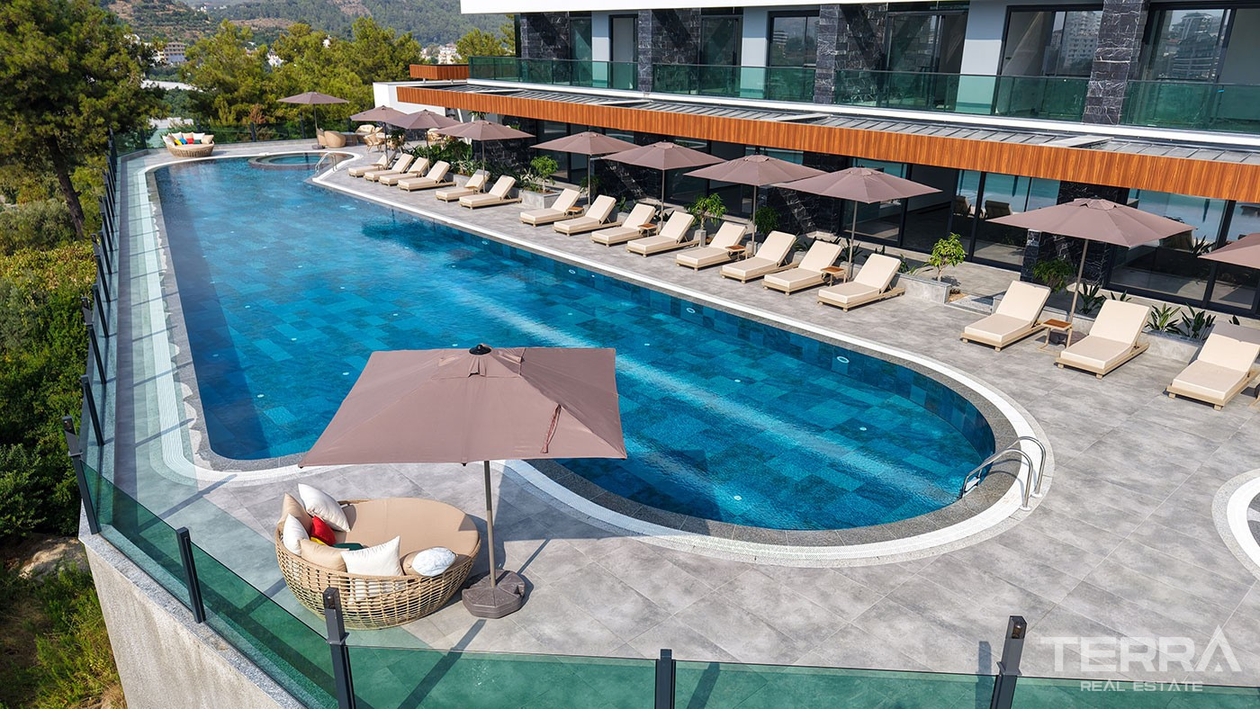 Sea View Apartments Near the Beach in Alanya, Kestel, Turkey - 112913