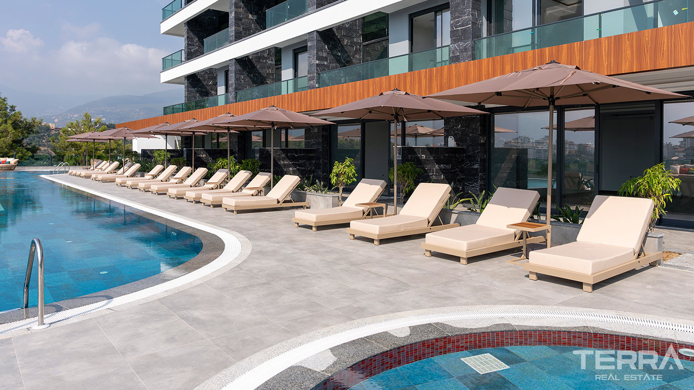 Sea View Apartments Near the Beach in Alanya, Kestel, Turkey - 112923
