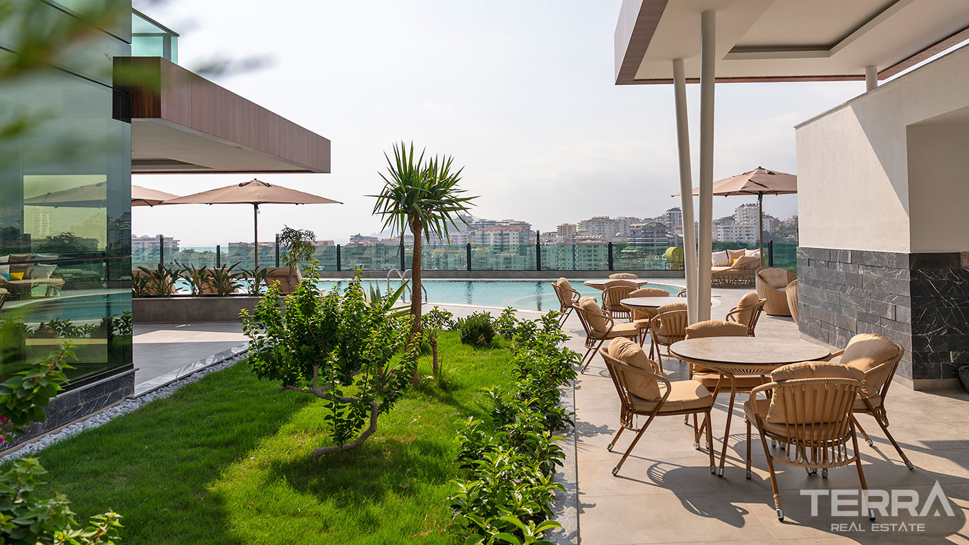 Sea View Apartments Near the Beach in Alanya, Kestel, Turkey - 112928