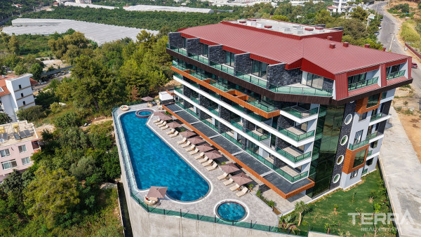 Sea View Apartments Near the Beach in Alanya, Kestel, Turkey