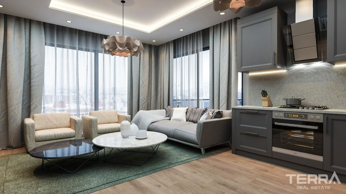 Mersin Sea View Apartments for Sale Offering Various Social Activities - 76285