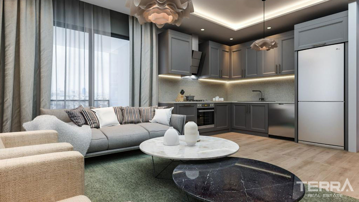 Mersin Sea View Apartments for Sale Offering Various Social Activities - 76286