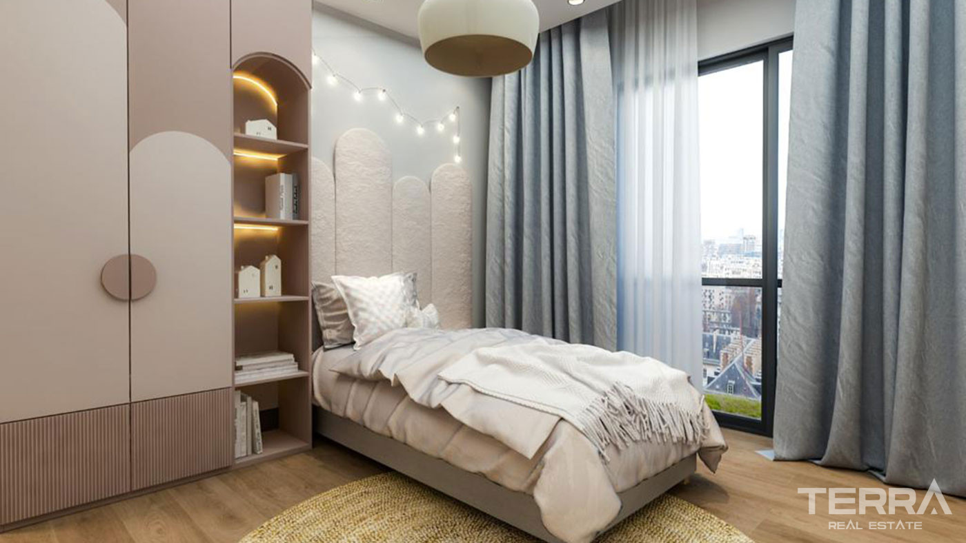 Mersin Sea View Apartments for Sale Offering Various Social Activities - 76291