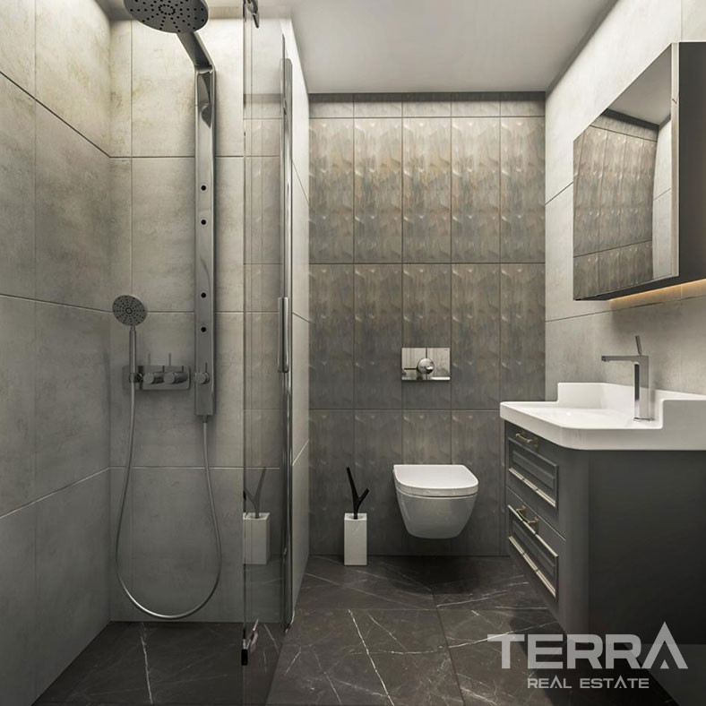 Mersin Sea View Apartments for Sale Offering Various Social Activities - 76294