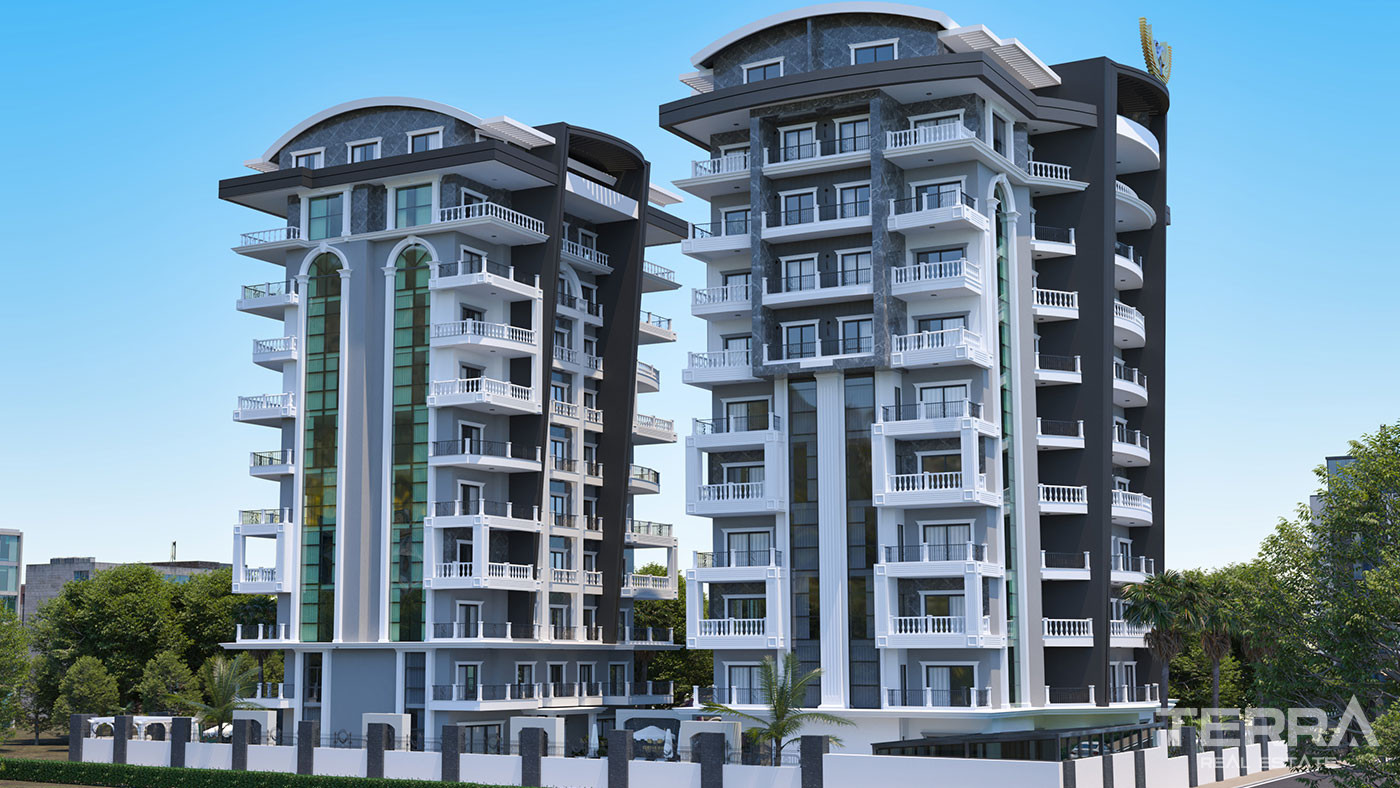 Przestronne luksusowe apartamenty z udogodnieniami w centrum Alanyi - 76231
