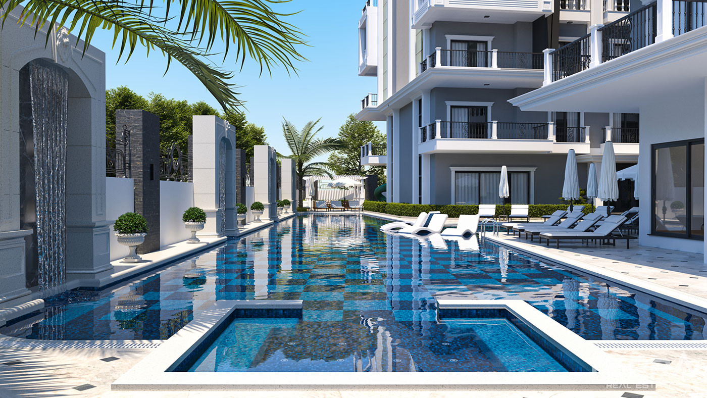 Przestronne luksusowe apartamenty z udogodnieniami w centrum Alanyi - 76236
