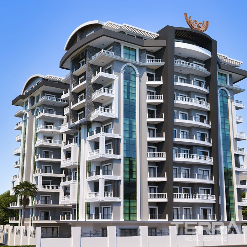 Przestronne luksusowe apartamenty z udogodnieniami w centrum Alanyi - 76237