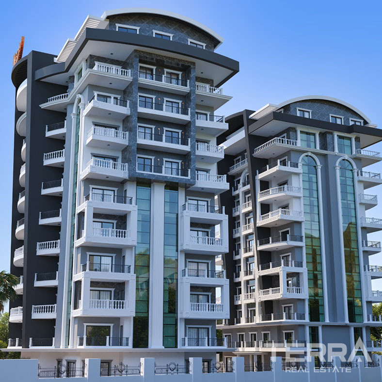 Przestronne luksusowe apartamenty z udogodnieniami w centrum Alanyi - 76238