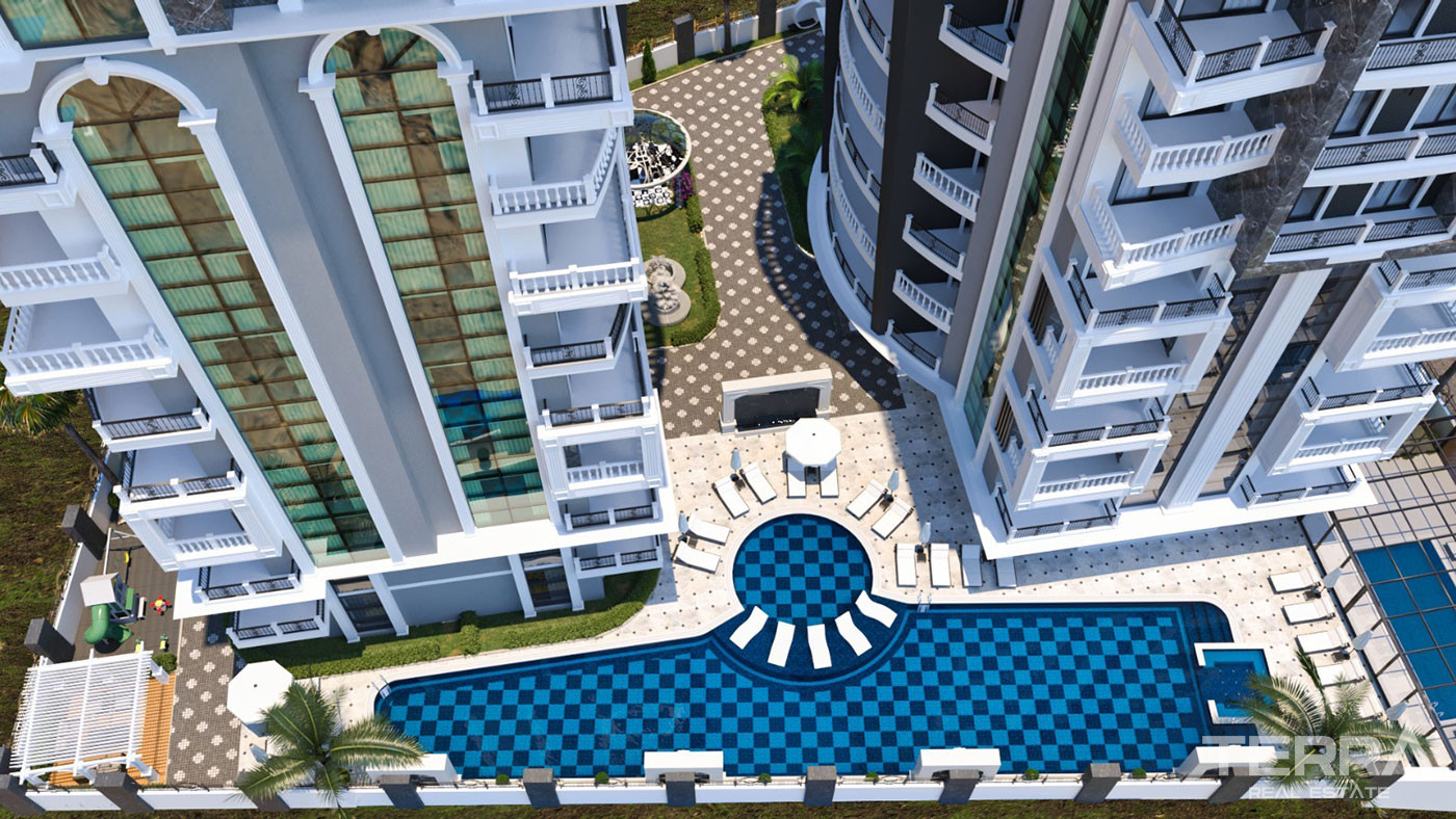 Przestronne luksusowe apartamenty z udogodnieniami w centrum Alanyi - 76243