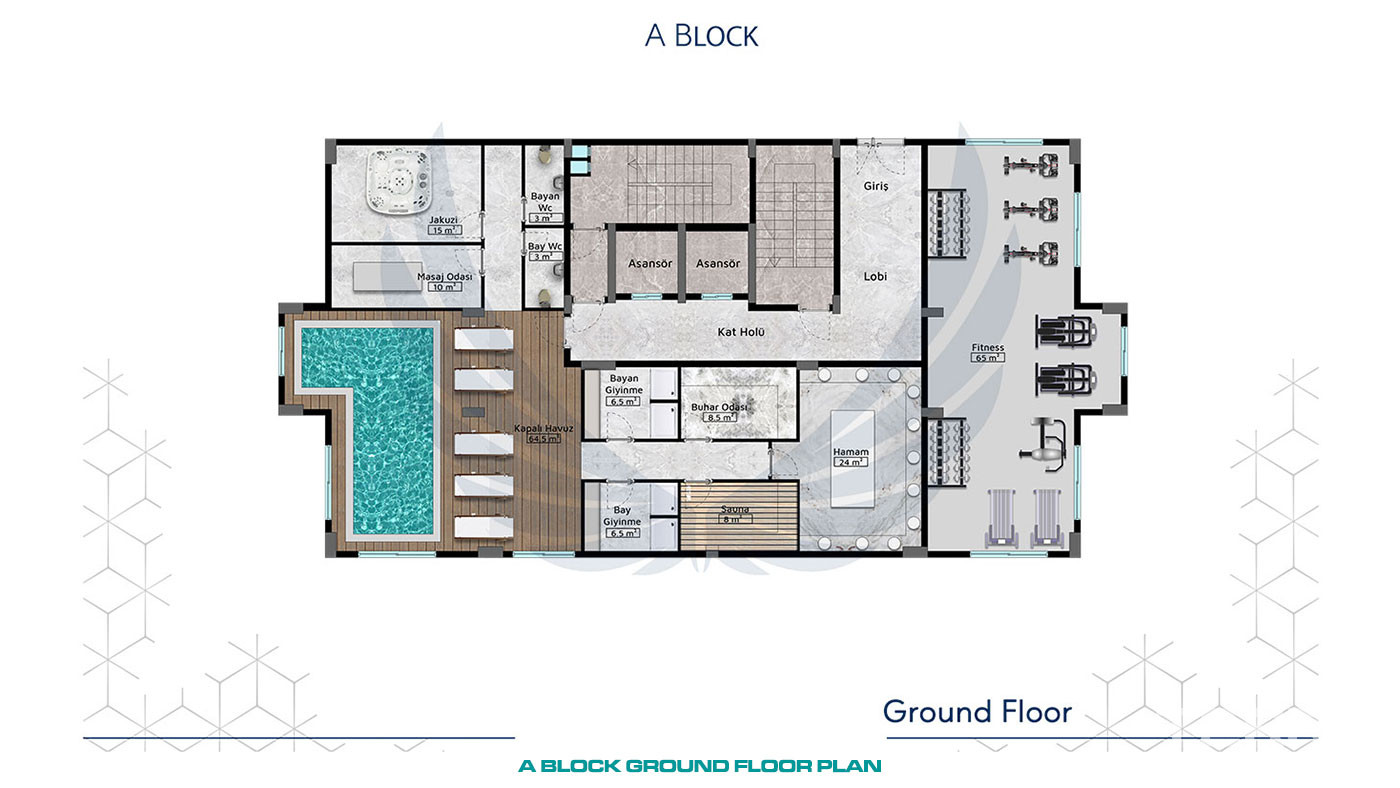 Przestronne luksusowe apartamenty z udogodnieniami w centrum Alanyi - 96096