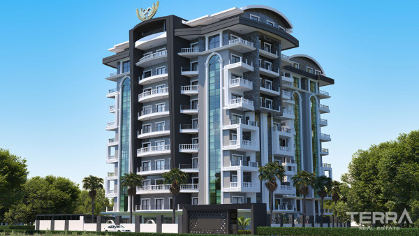 Spacious Luxury Apartments in Alanya Center with Rich Social Amenities