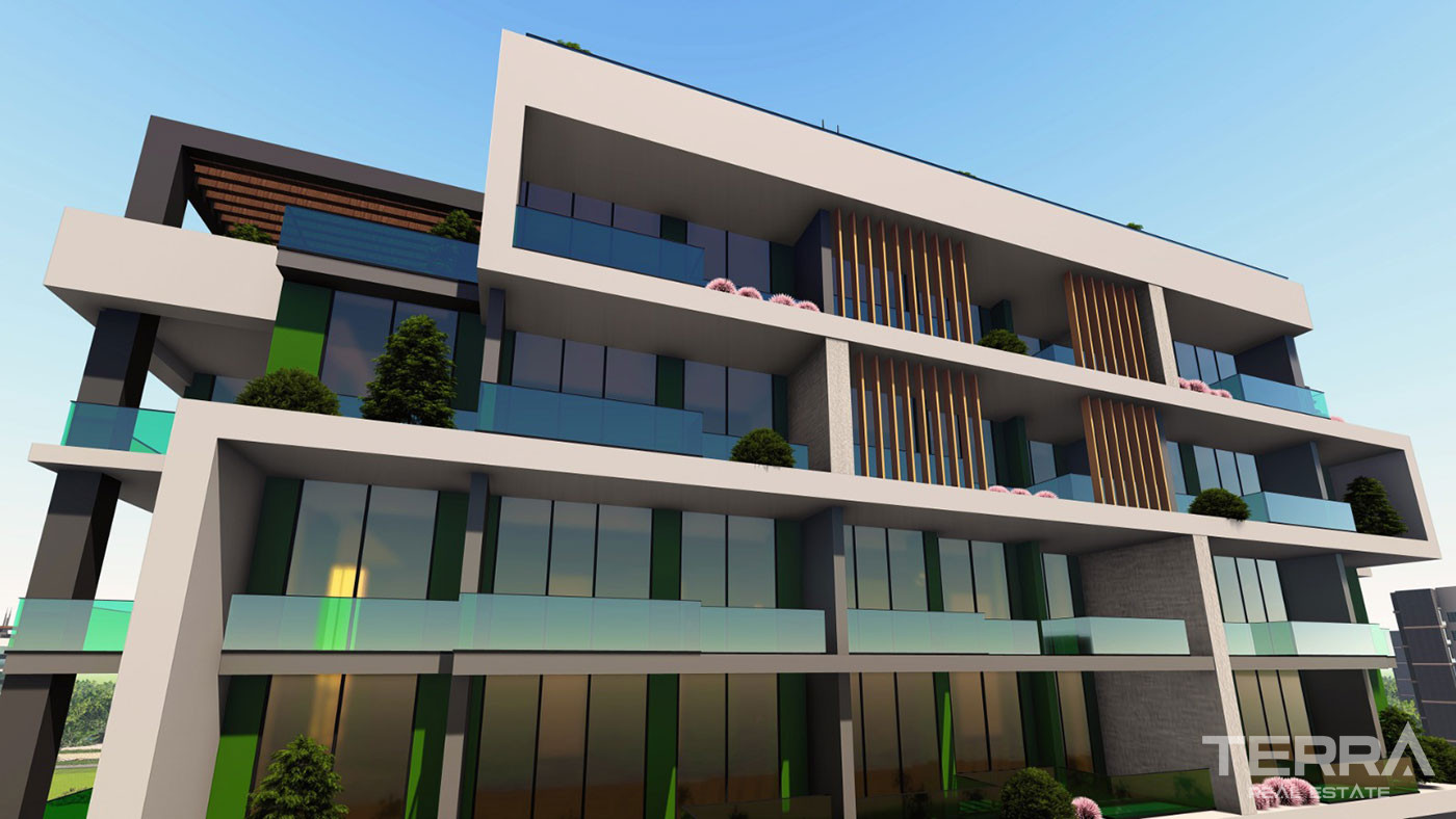 Elegant Living from Luxury Apartments with Sea View in Mersin Erdemli - 76392