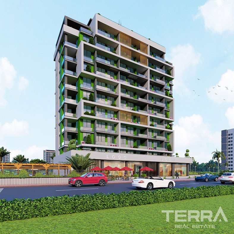 Elegant Living from Luxury Apartments with Sea View in Mersin Erdemli - 76393