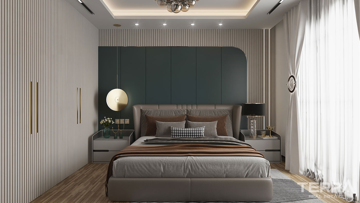Elegant Living from Luxury Apartments with Sea View in Mersin Erdemli - 76401