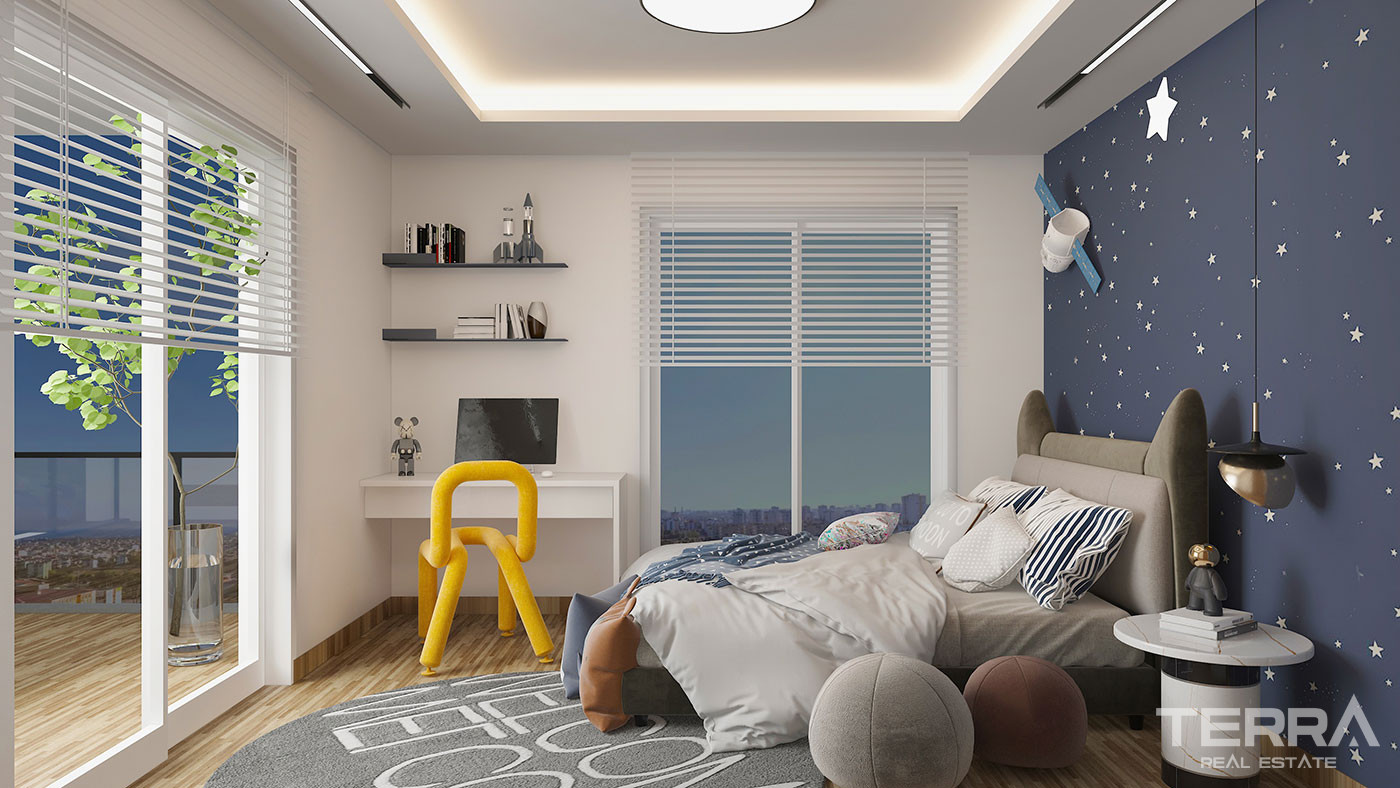 Elegant Living from Luxury Apartments with Sea View in Mersin Erdemli - 76403