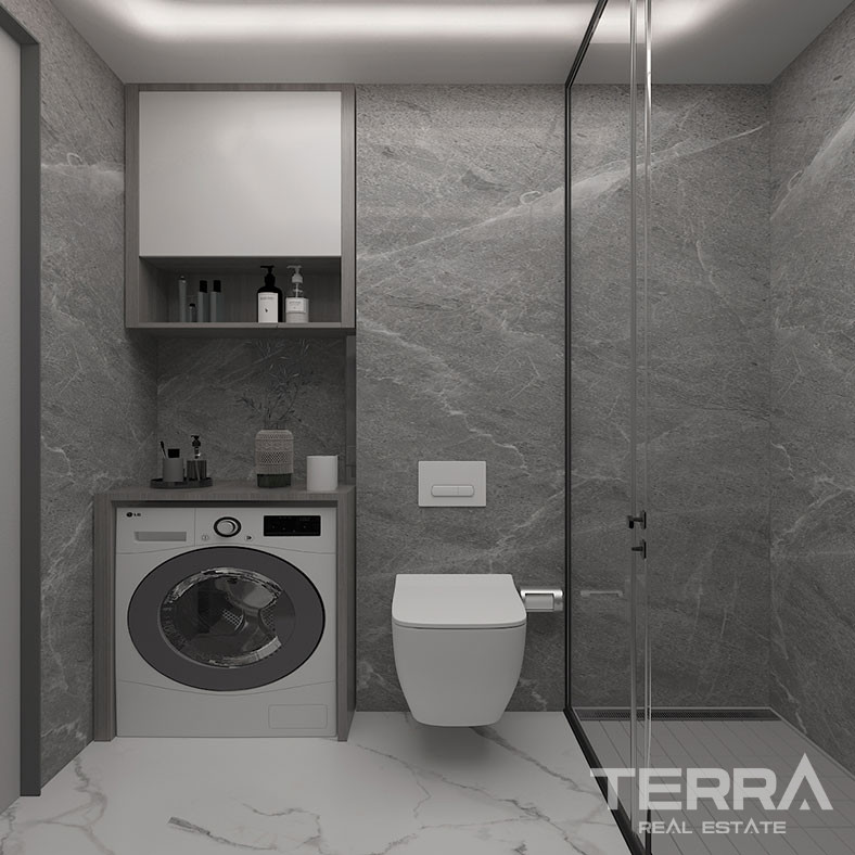 Elegant Living from Luxury Apartments with Sea View in Mersin Erdemli - 76405