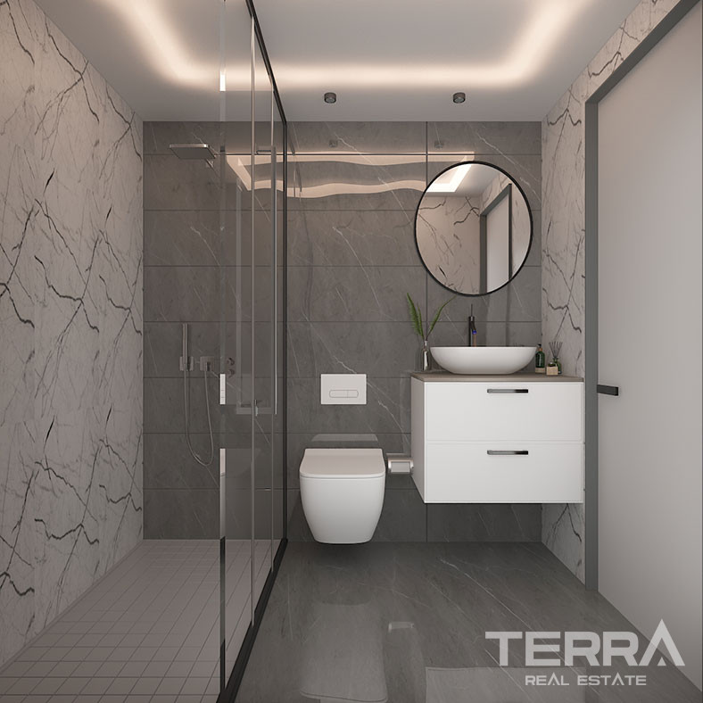 Elegant Living from Luxury Apartments with Sea View in Mersin Erdemli - 76406