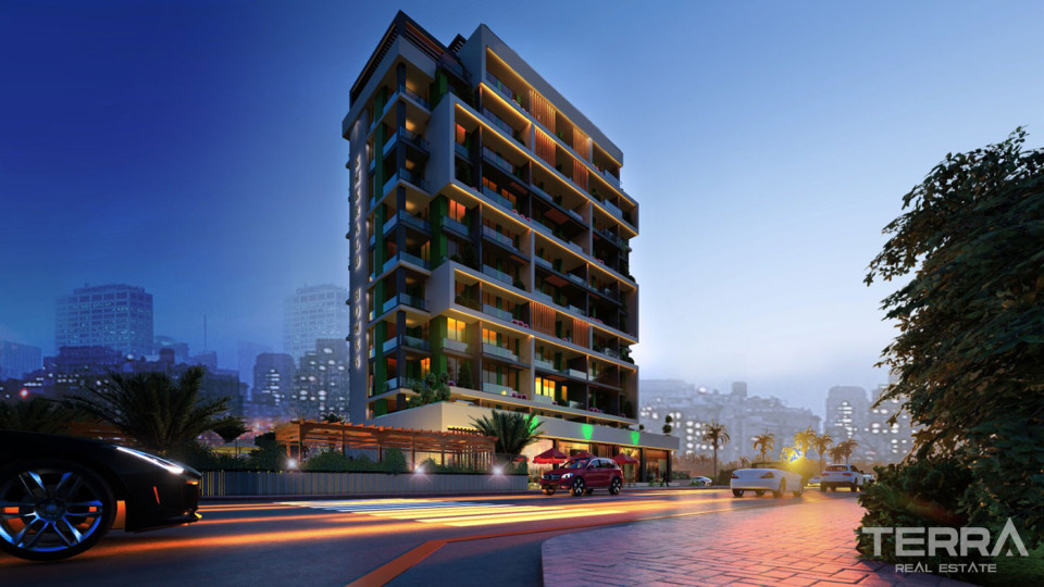 Elegant Living from Luxury Apartments with Sea View in Mersin Erdemli