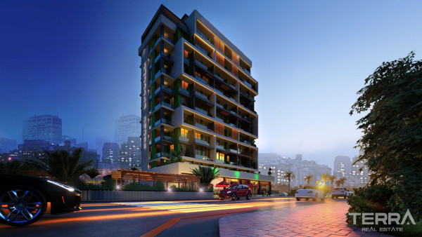 Luksusowe apartamenty z widokiem na morze w Mersin Erdemli