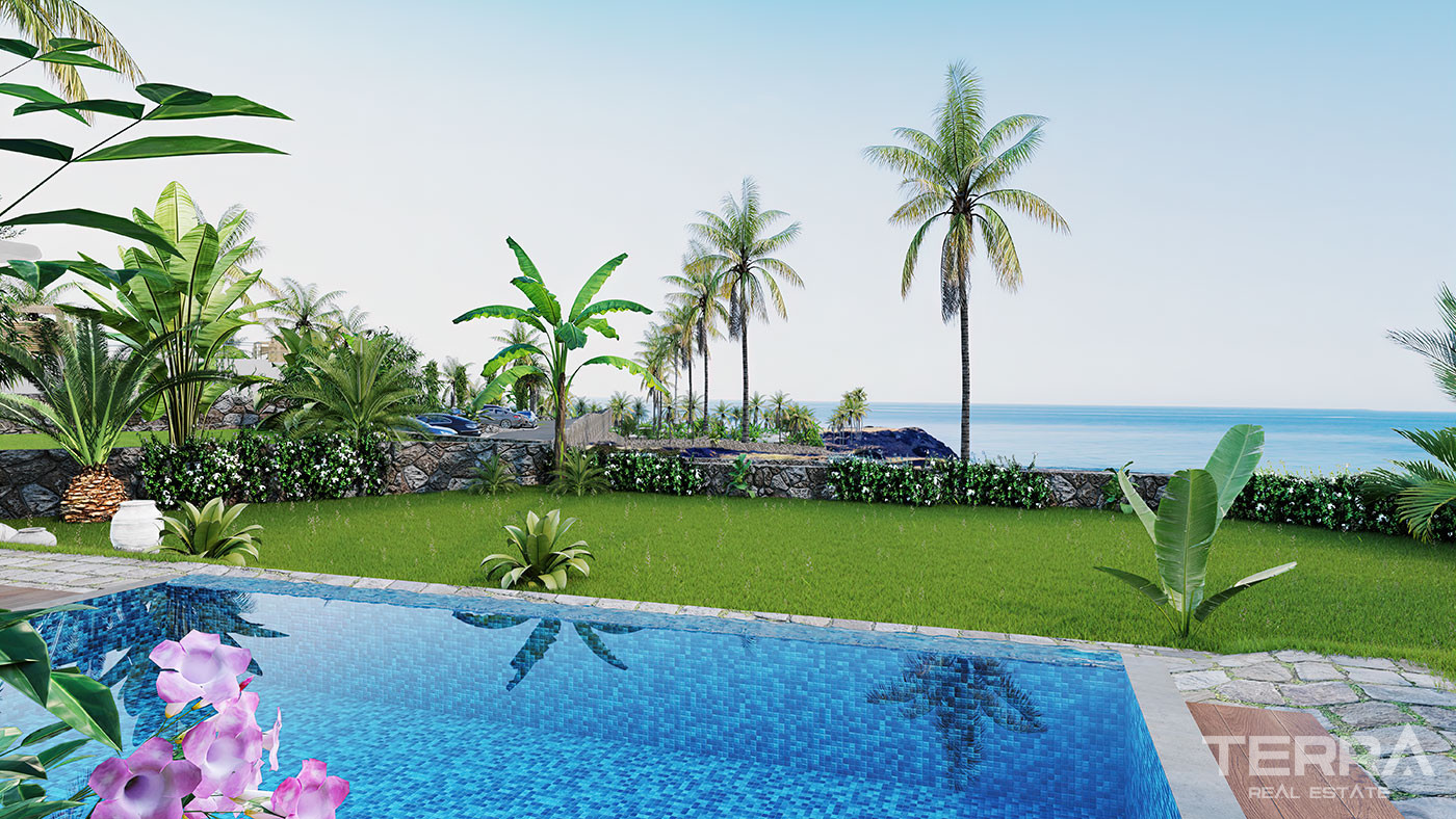 Villas avec vue sur la mer à vendre à Famagouste, Chypre du Nord - 76868