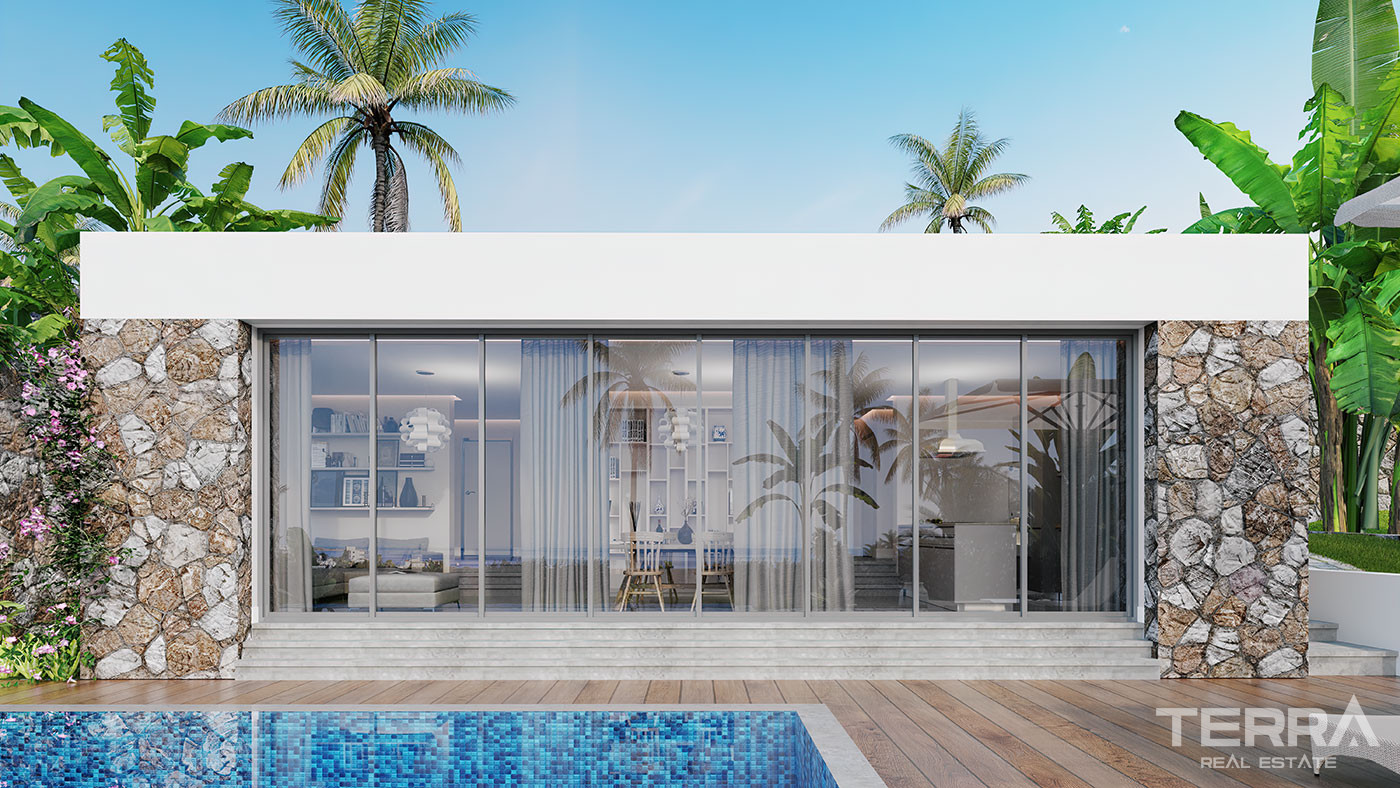Villas avec vue sur la mer à vendre à Famagouste, Chypre du Nord - 76869