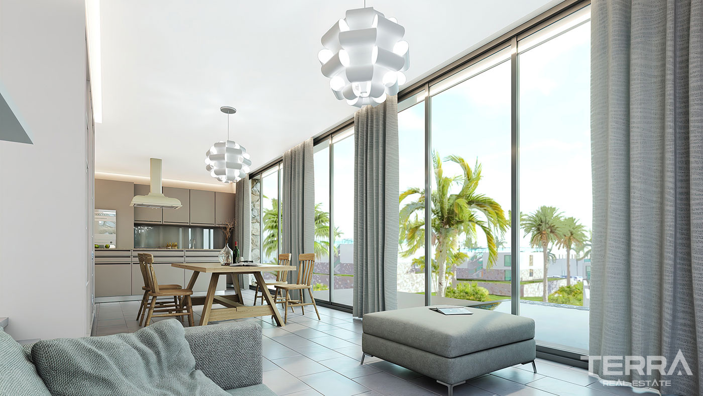 Villas avec vue sur la mer à vendre à Famagouste, Chypre du Nord - 76881