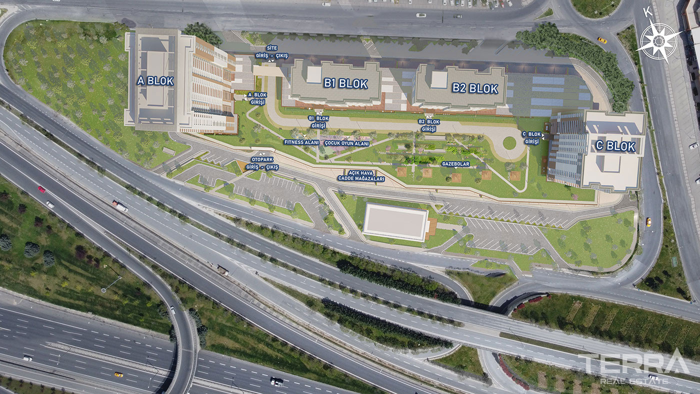 Investment Potential from Istanbul Apartments with Convenient Location - 76685
