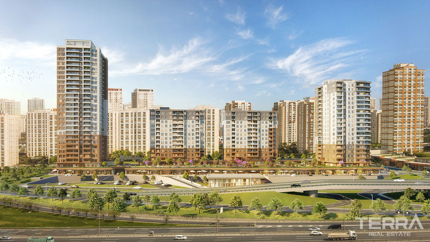 Investment Potential from Istanbul Apartments with Convenient Location - 76688