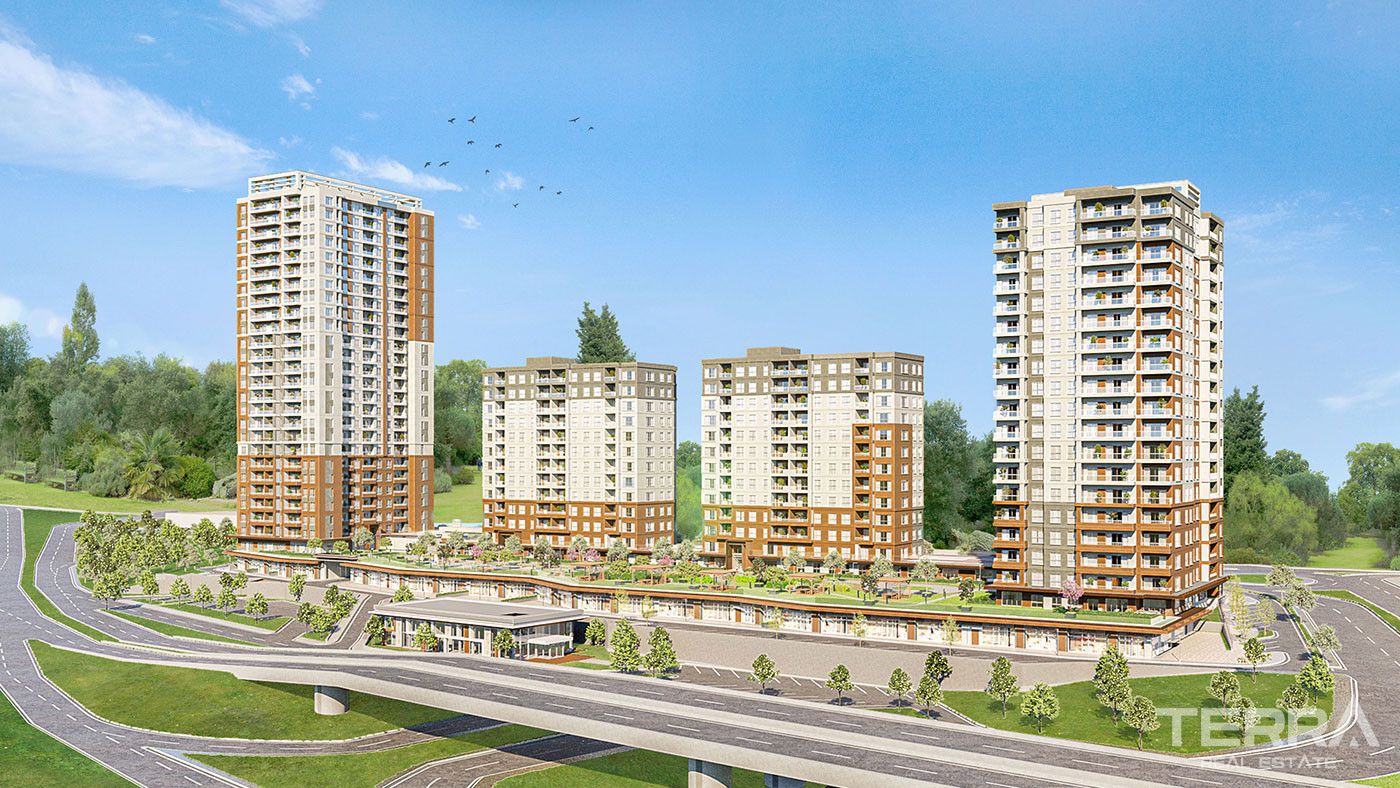 Investment Potential from Istanbul Apartments with Convenient Location - 76689