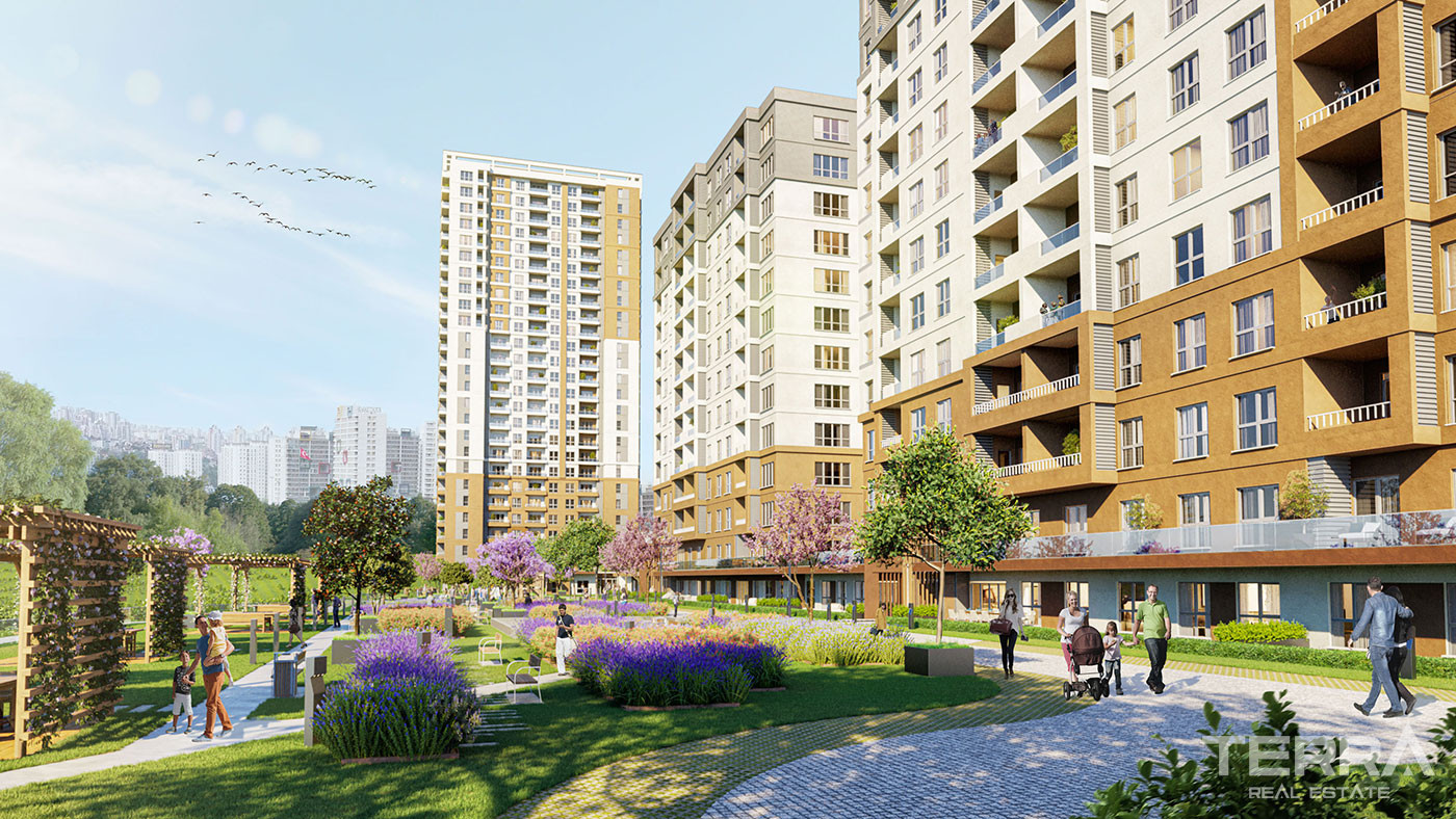 Investment Potential from Istanbul Apartments with Convenient Location - 76690