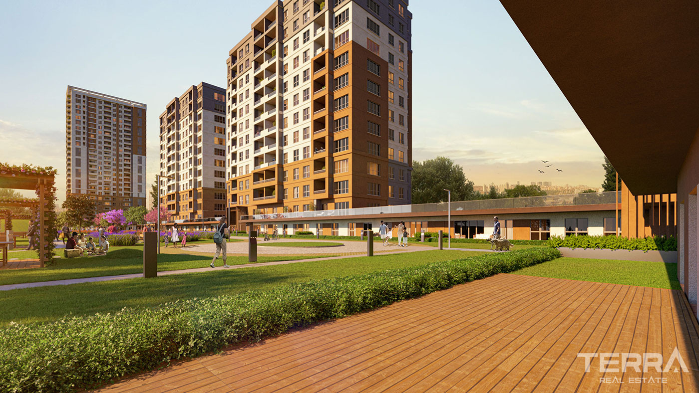Investment Potential from Istanbul Apartments with Convenient Location - 76691