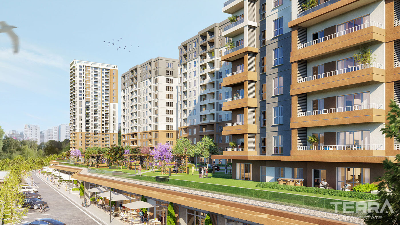 Investment Potential from Istanbul Apartments with Convenient Location - 76694