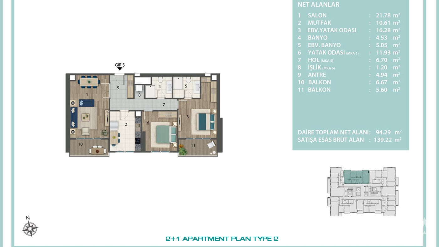 Investment Potential from Istanbul Apartments with Convenient Location - 76711