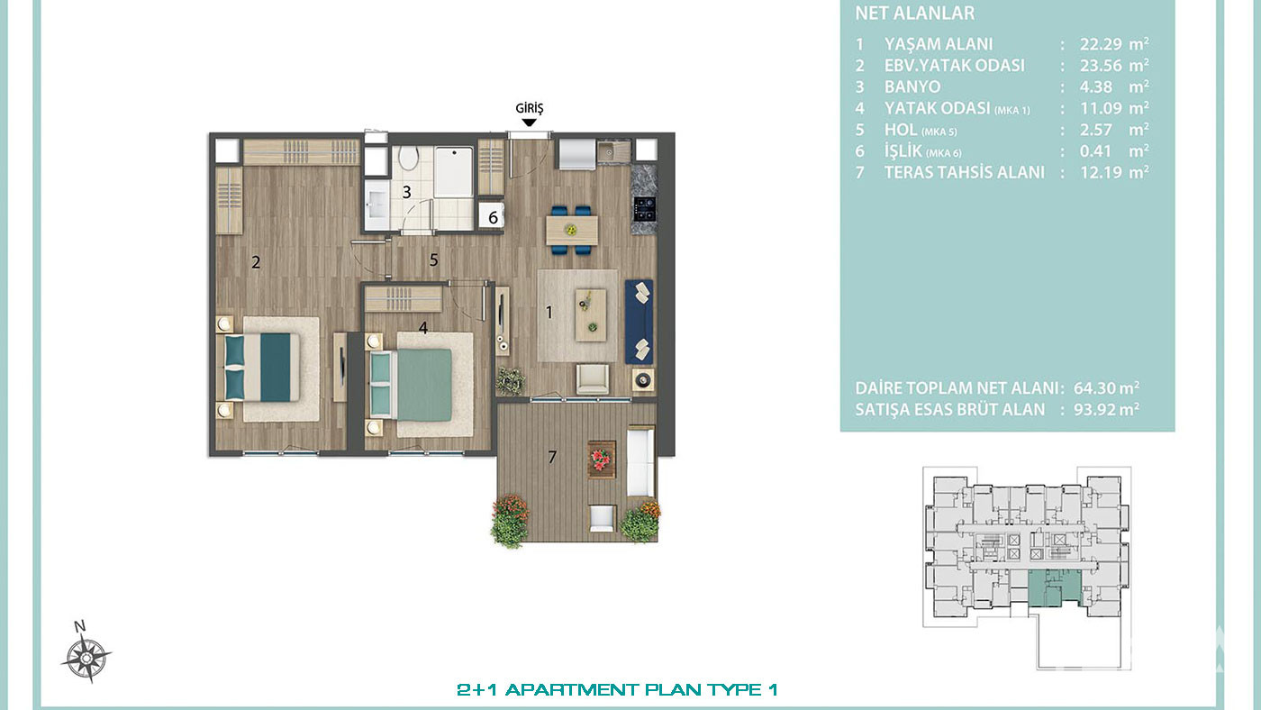 Investment Potential from Istanbul Apartments with Convenient Location - 76713