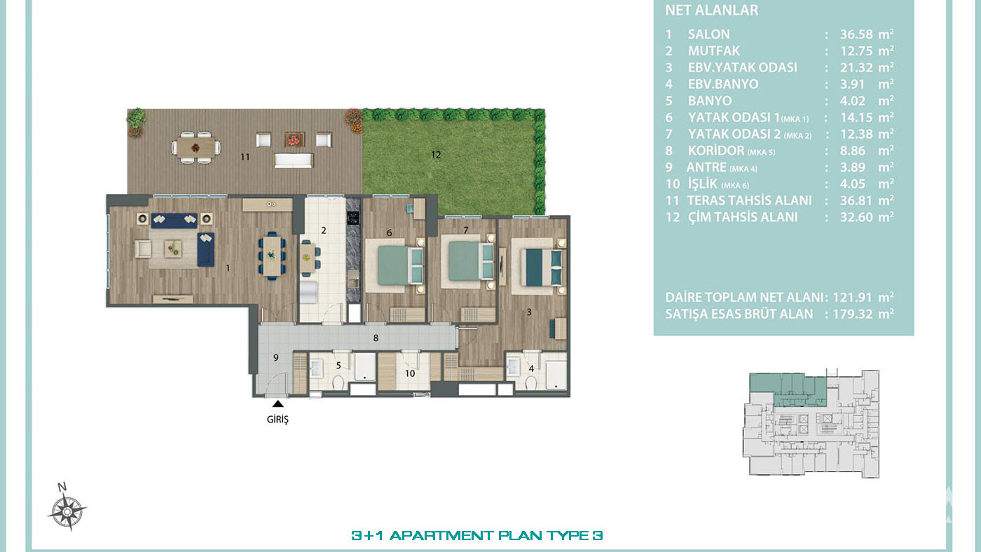 Investment Potential from Istanbul Apartments with Convenient Location - 76716