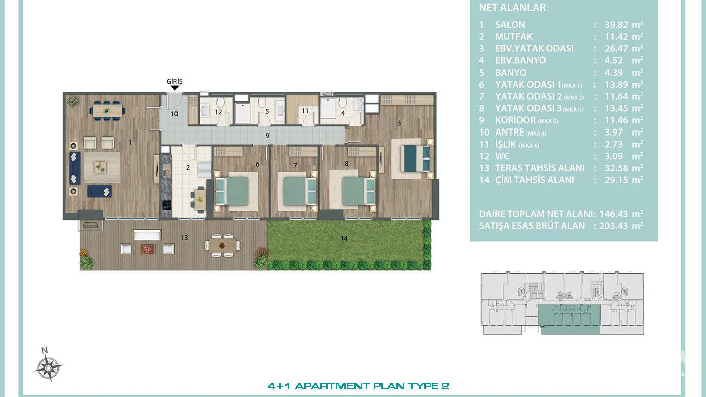Investment Potential from Istanbul Apartments with Convenient Location - 76719