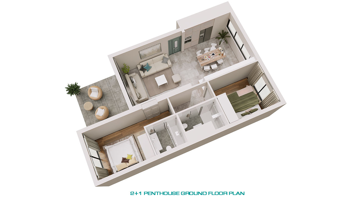 Seafront Cyprus Apartments in Famagusta with Great On Site Features - 76966