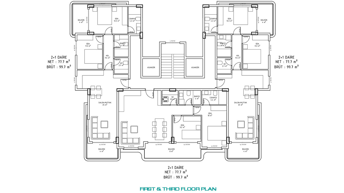 Moderne Apartments in Alanya bieten Top-Luxus zu günstigen Preisen - 77008