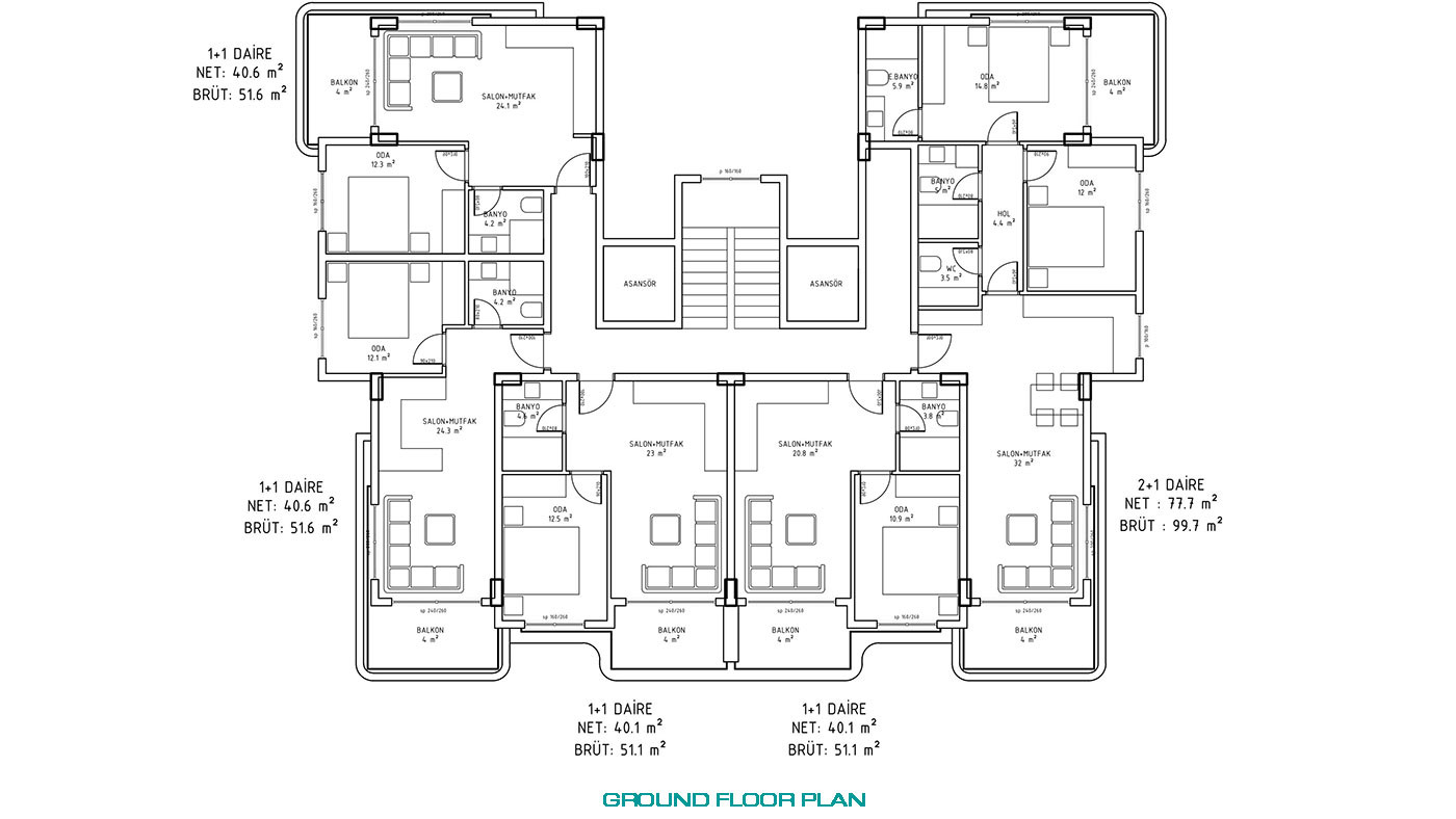 Moderne Apartments in Alanya bieten Top-Luxus zu günstigen Preisen - 77012