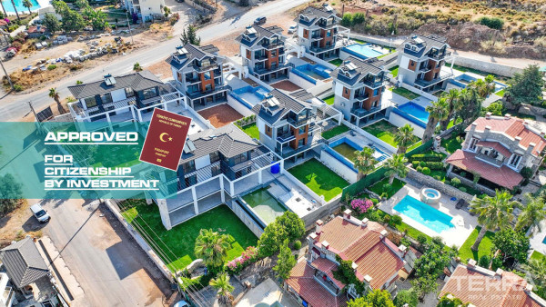 Luxury Villas Among Nature in Fethiye, Ovacık Suitable For Citizenship