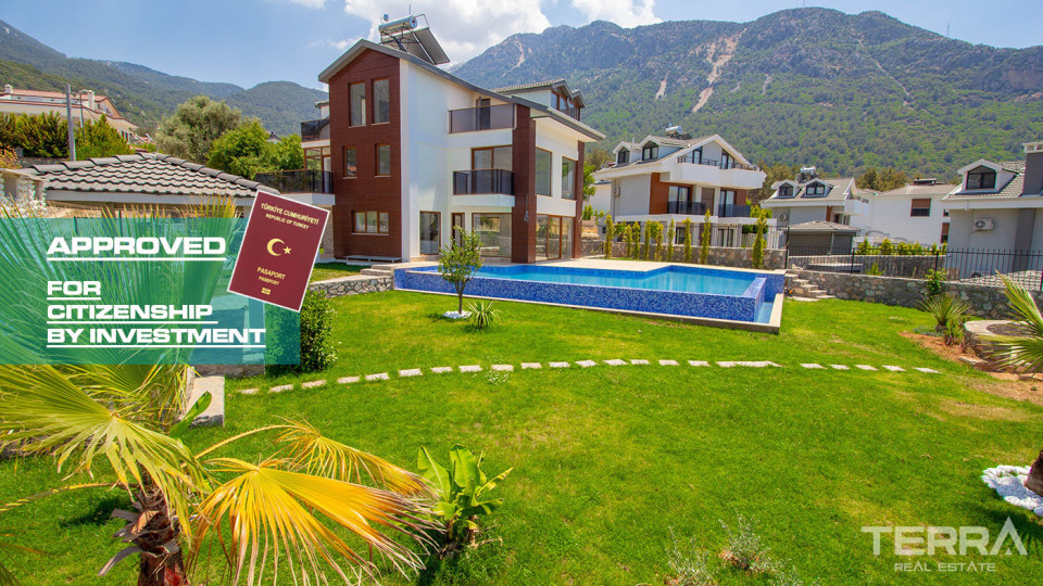 Citizenship Approved Luxury Villa in Fethiye Amidst Nature