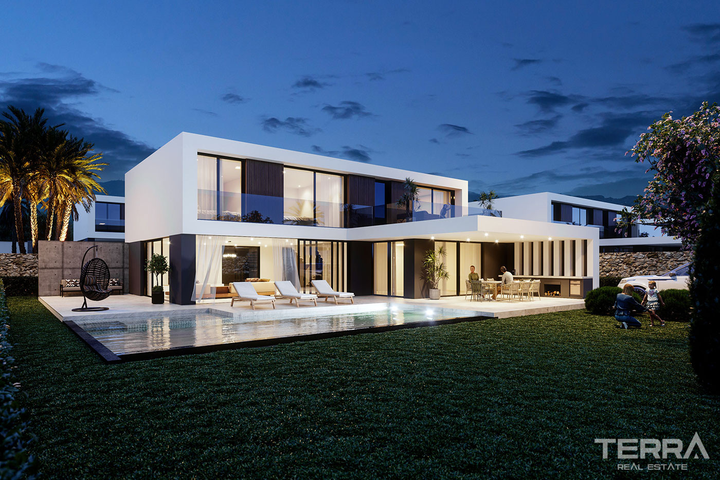 Villas en bord de mer à vendre à Çatalköy, Kyrenia, Chypre du Nord - 77269