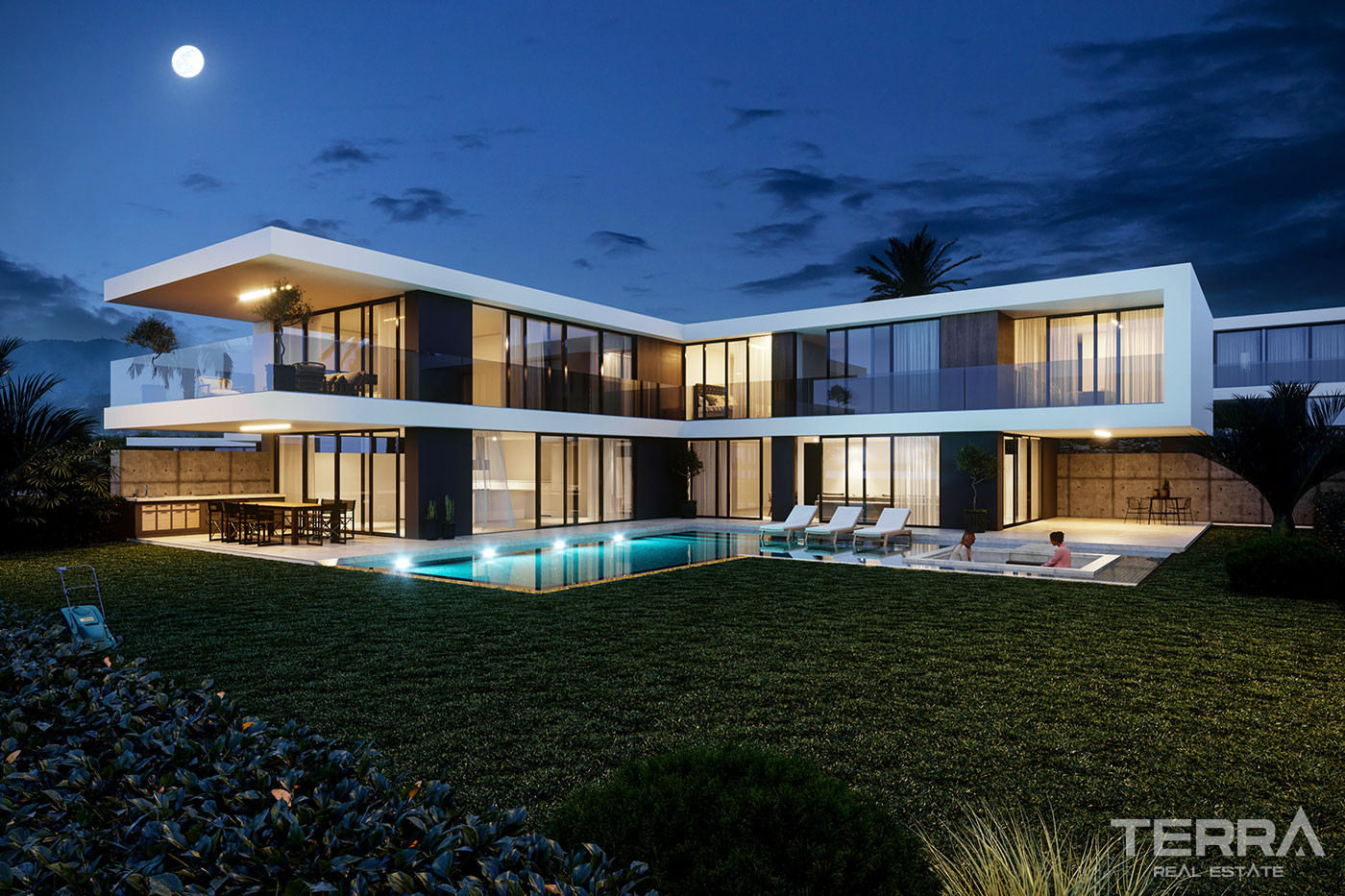 Villas en bord de mer à vendre à Çatalköy, Kyrenia, Chypre du Nord - 77271