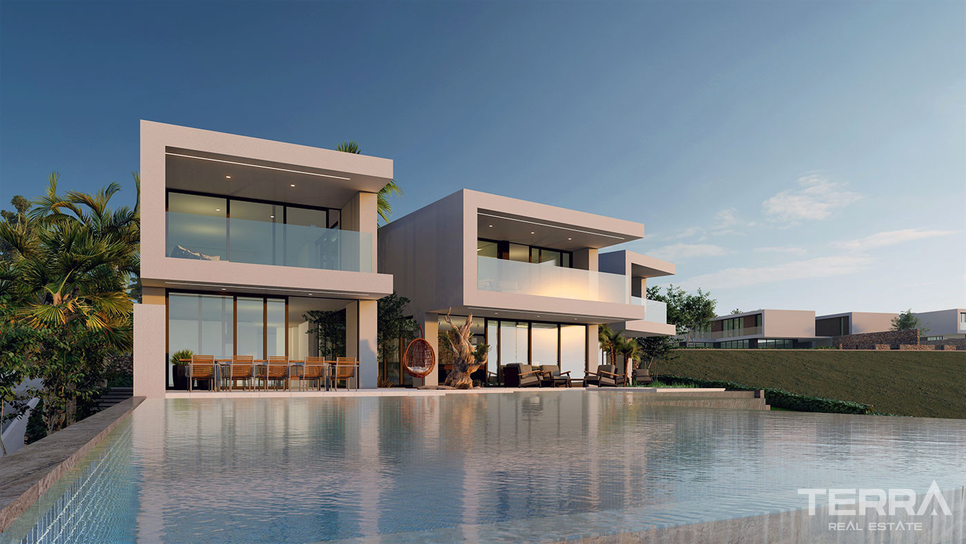 Villas en bord de mer à vendre à Çatalköy, Kyrenia, Chypre du Nord - 77272