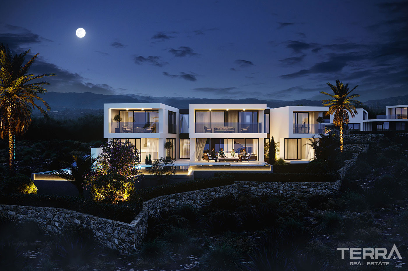 Villas en bord de mer à vendre à Çatalköy, Kyrenia, Chypre du Nord - 77280