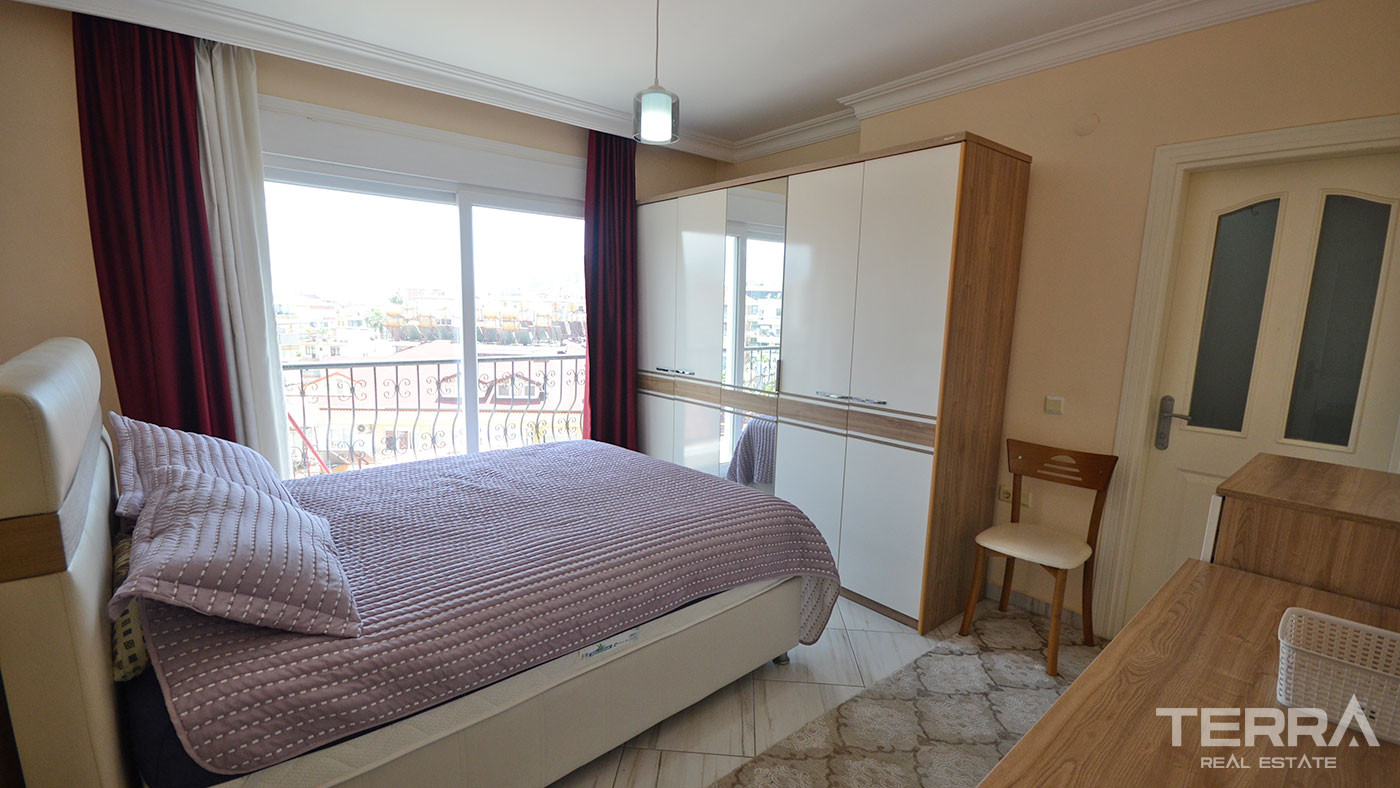 Centrally Located 2+1 Apartment in Alanya Close to Cleopatra Beach - 77295