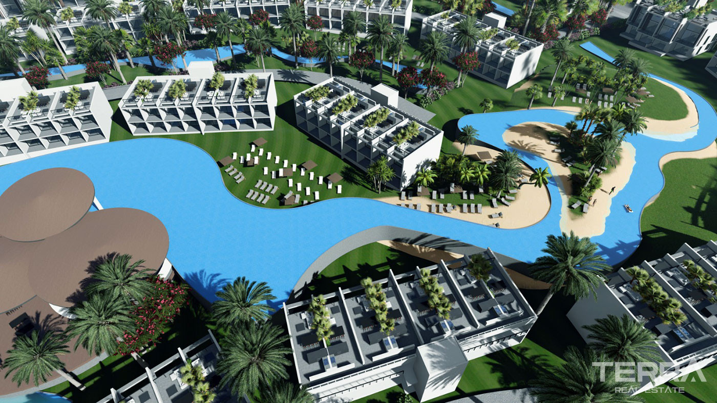 Kıbrıs, Gazimağusa, Tatlısu'da Satılık Deniz Manzaralı Daireler - 77354