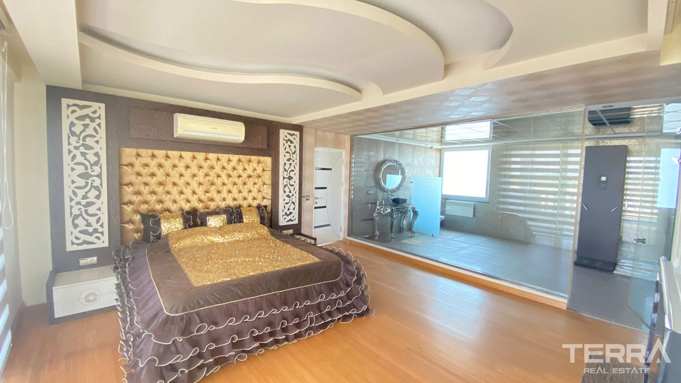Von der türkischen Staatsbürgerschaft anerkannte Villa mit exklusivem Design in Belek - 77396