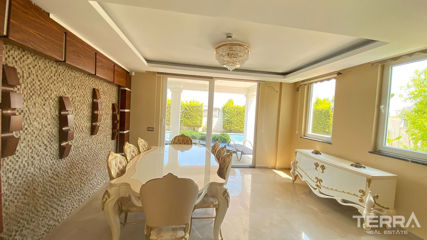 Von der türkischen Staatsbürgerschaft anerkannte Villa mit exklusivem Design in Belek - 77408
